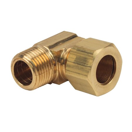 Thrifco Plumbing No. 69-C 1/2 Inch x 3/8 Inch Lead-Free Brass Compression MIP 90 El 4401102